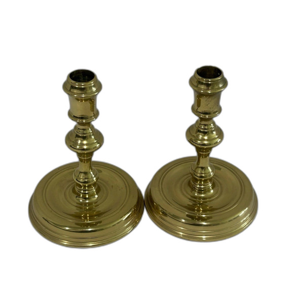 Vintage CW 16-20 Raleigh Solid Brass 5.5” approx. Candle Stick Holders. - Picture 2 of 9